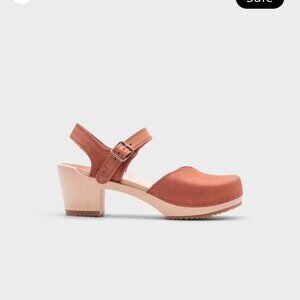 Sandgrens Swedish clogs - brown leather - 38 (7 or 7.5)